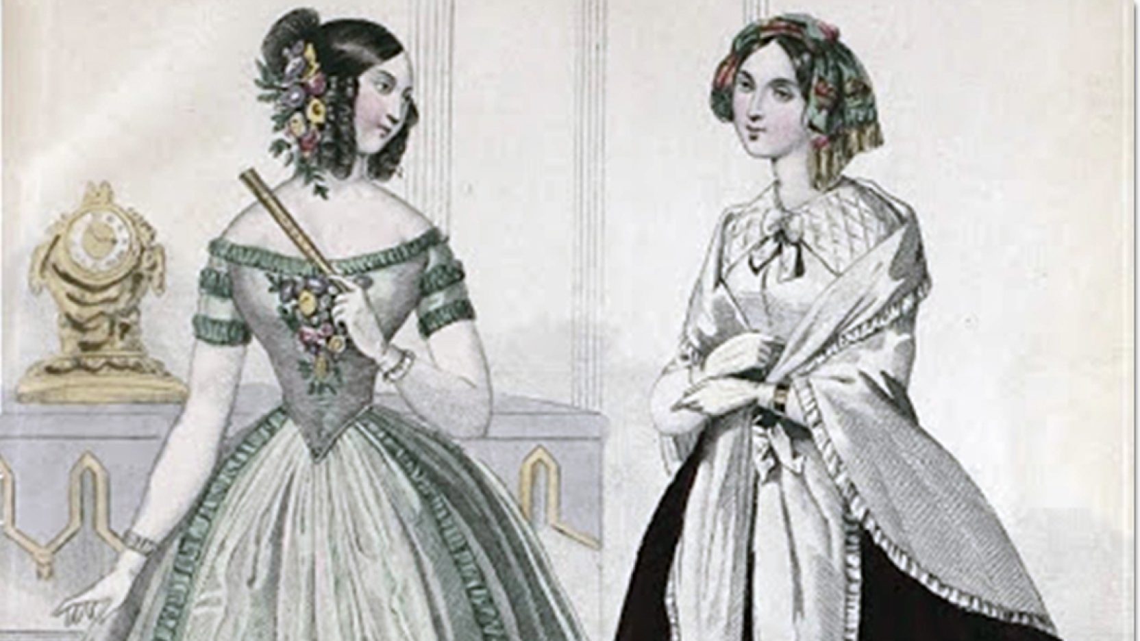 Női társalgás a XIX. században